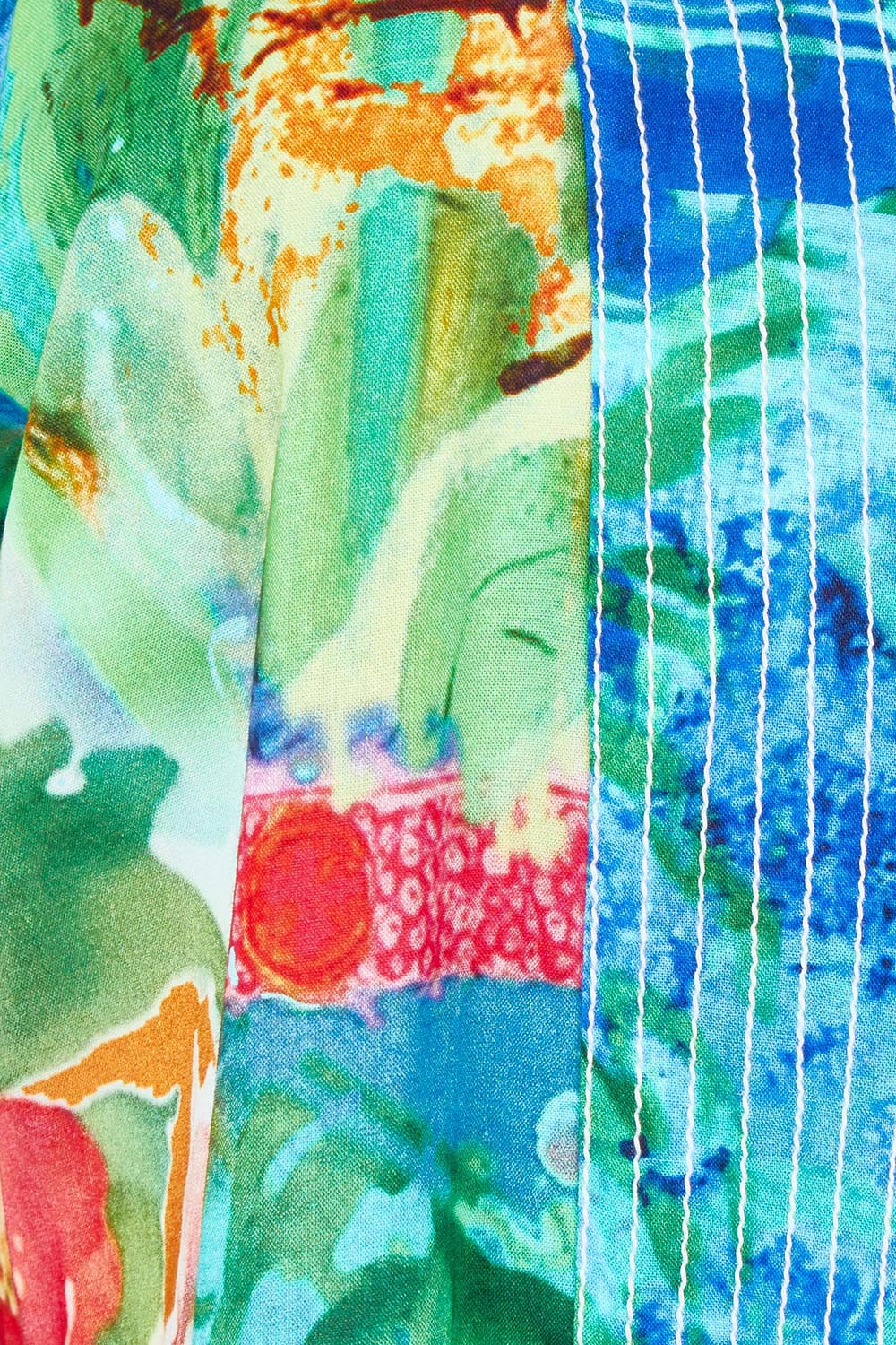 Product shot of the Digital Kimono in colour Oriental, detail