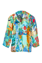 Product shot of the Digital Kimono in colour Oriental, from the front