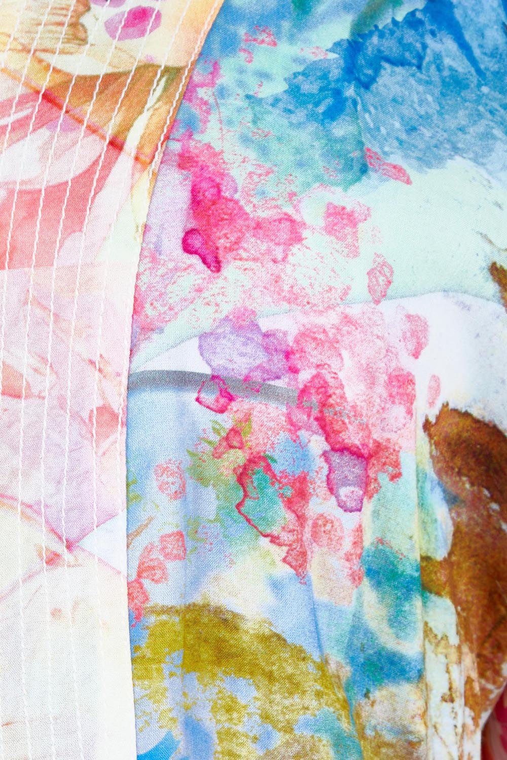 Product shot of the Digital Kimono in colour Scenic, detail