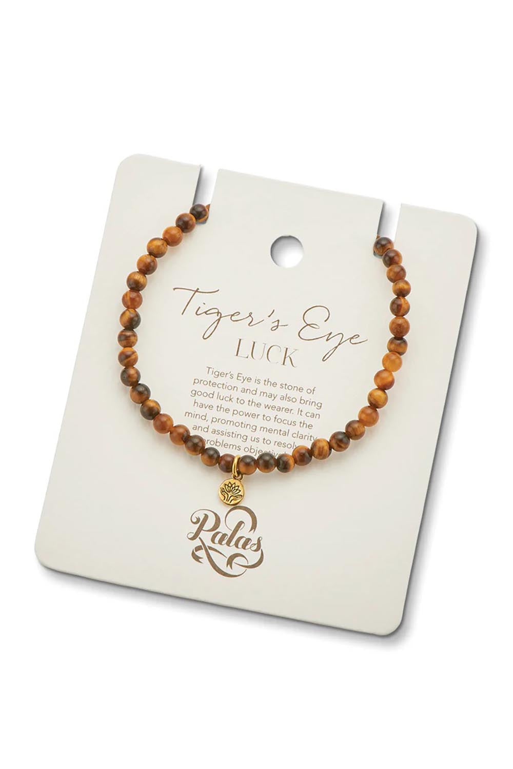 Product shot of the Healing Gem Bracelet in colour Luck, detail