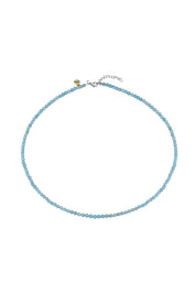 Product shot of the Healing Gems Classics Necklace - Amazonite in colour Amazonite, from the front