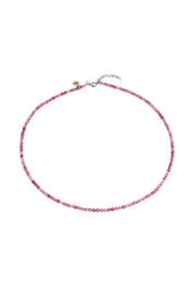 Product shot of the Healing Gems Classics Necklace - Rhondonite in colour Rhondonite, from the front
