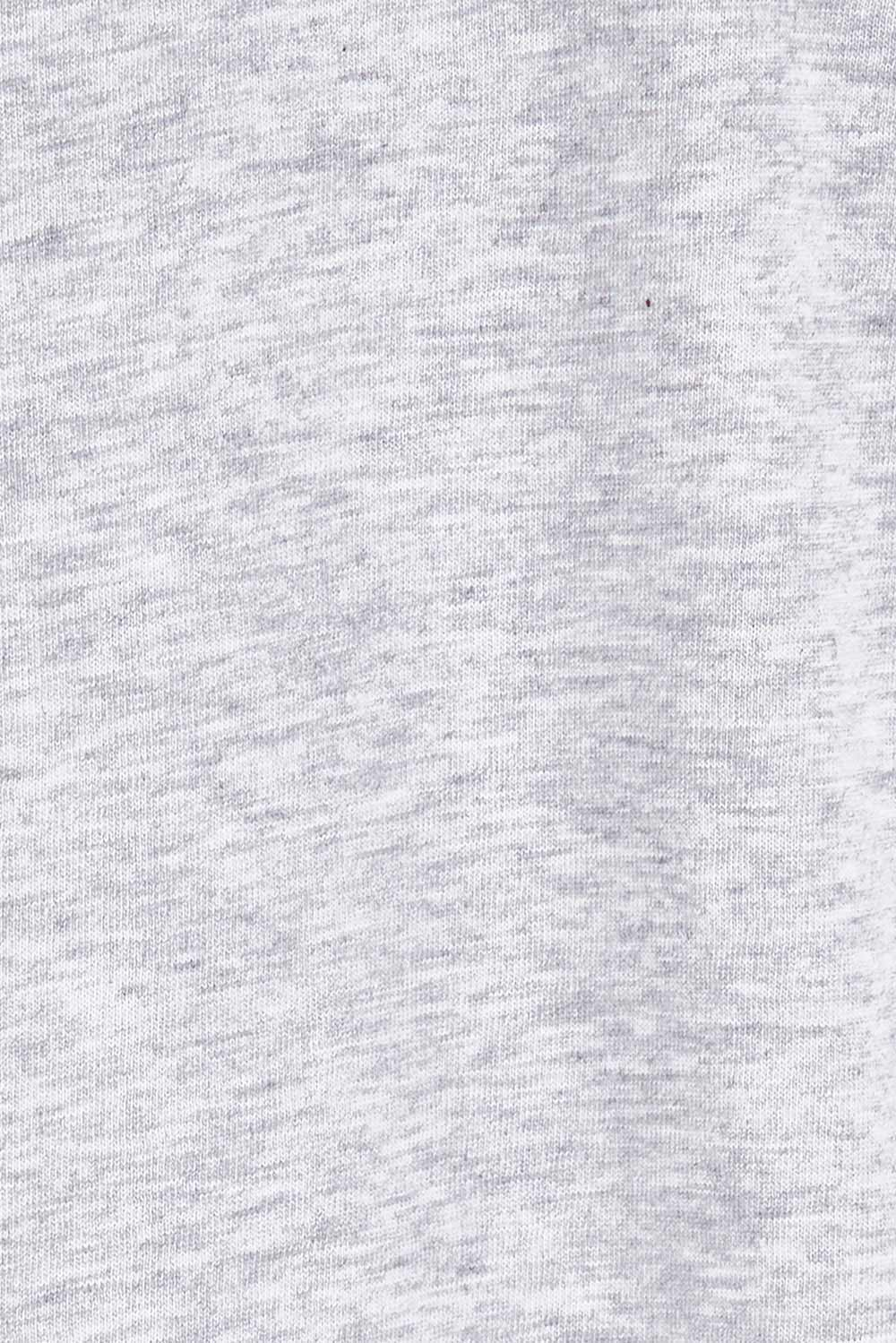 Product shot of the Jada Organic Cotton Knit Tee in colour Grey (Grey), detail