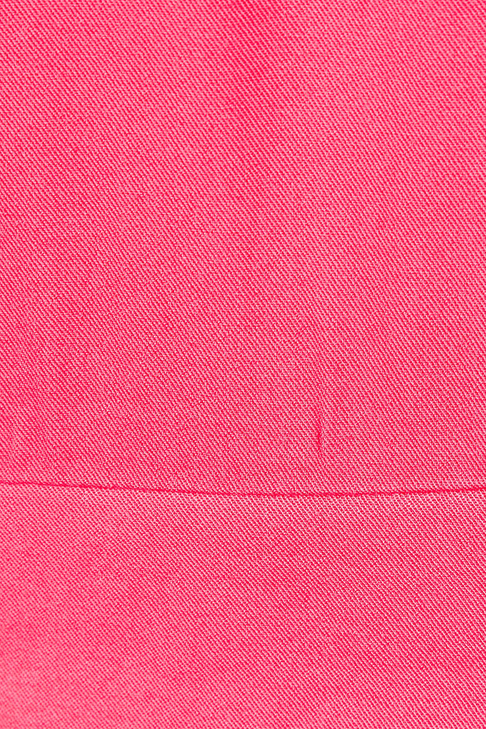 Product shot of the Ruffle Wrap Dress in colour Pink (Pink), detail