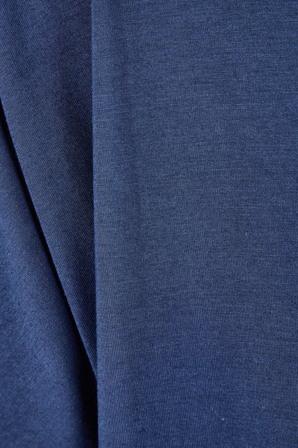 Product shot of the Destiny Round Neck Dress in colour Navy (Blue), detail