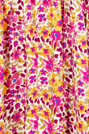 Product shot of the Frolic Dress in colour Harmony, detail
