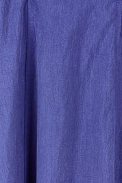 Product shot of the Novella Tencel Blend Dress in colour Pacific (Blue), detail
