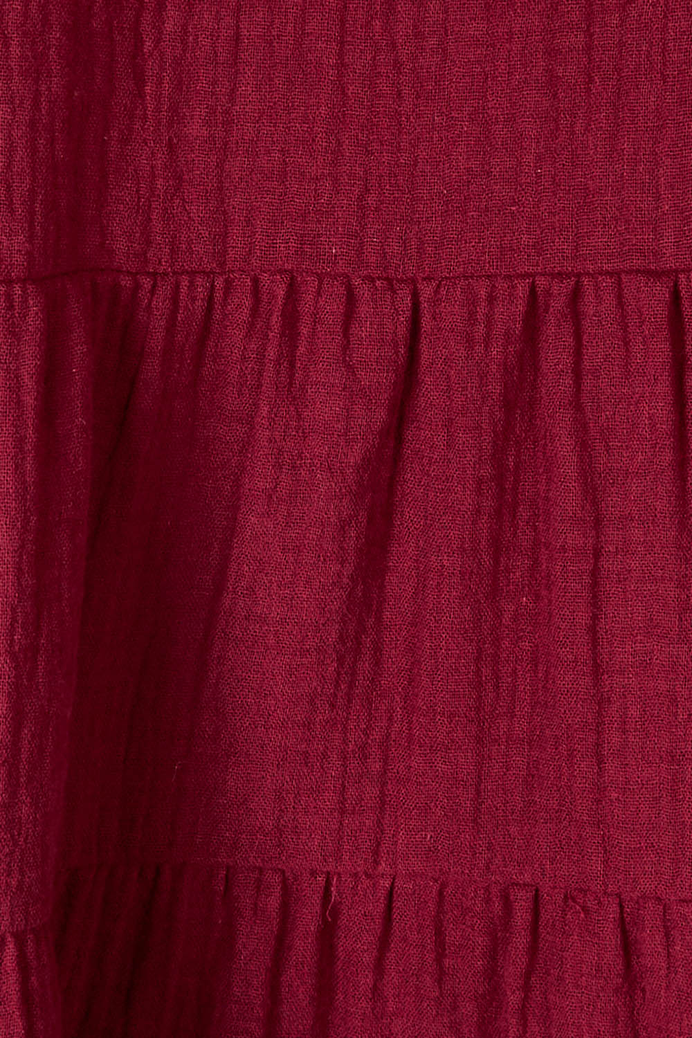 Product shot of the Sofia Top in colour Mahogany (Pink), detail