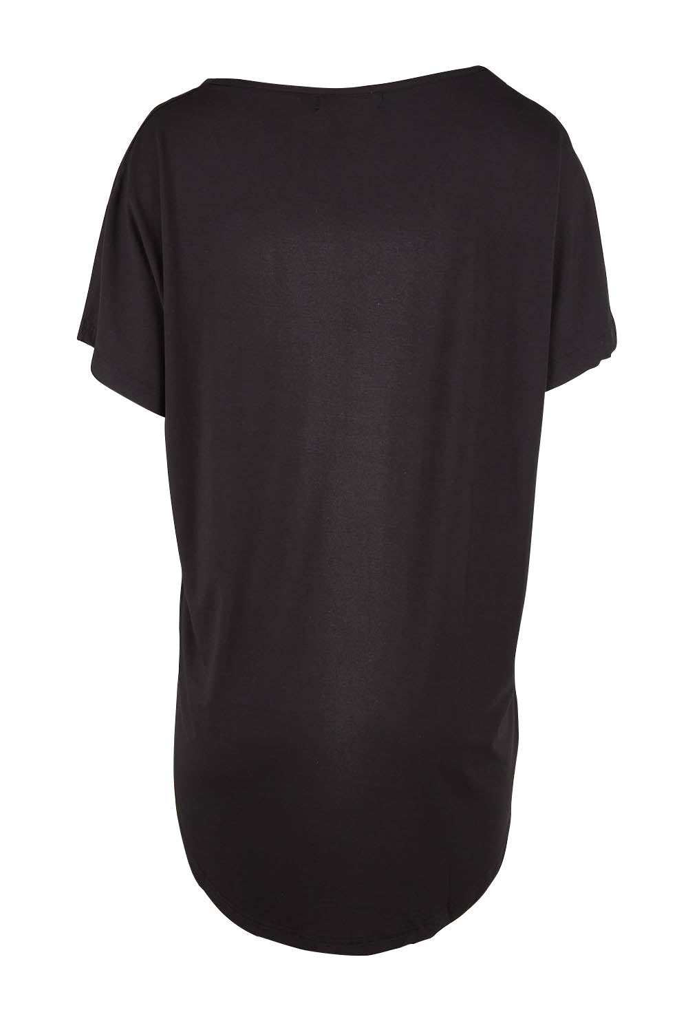 Product shot of the Destiny Top in colour Black (Black), from the back