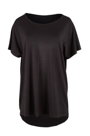 Product shot of the Destiny Top in colour Black (Black), from the front