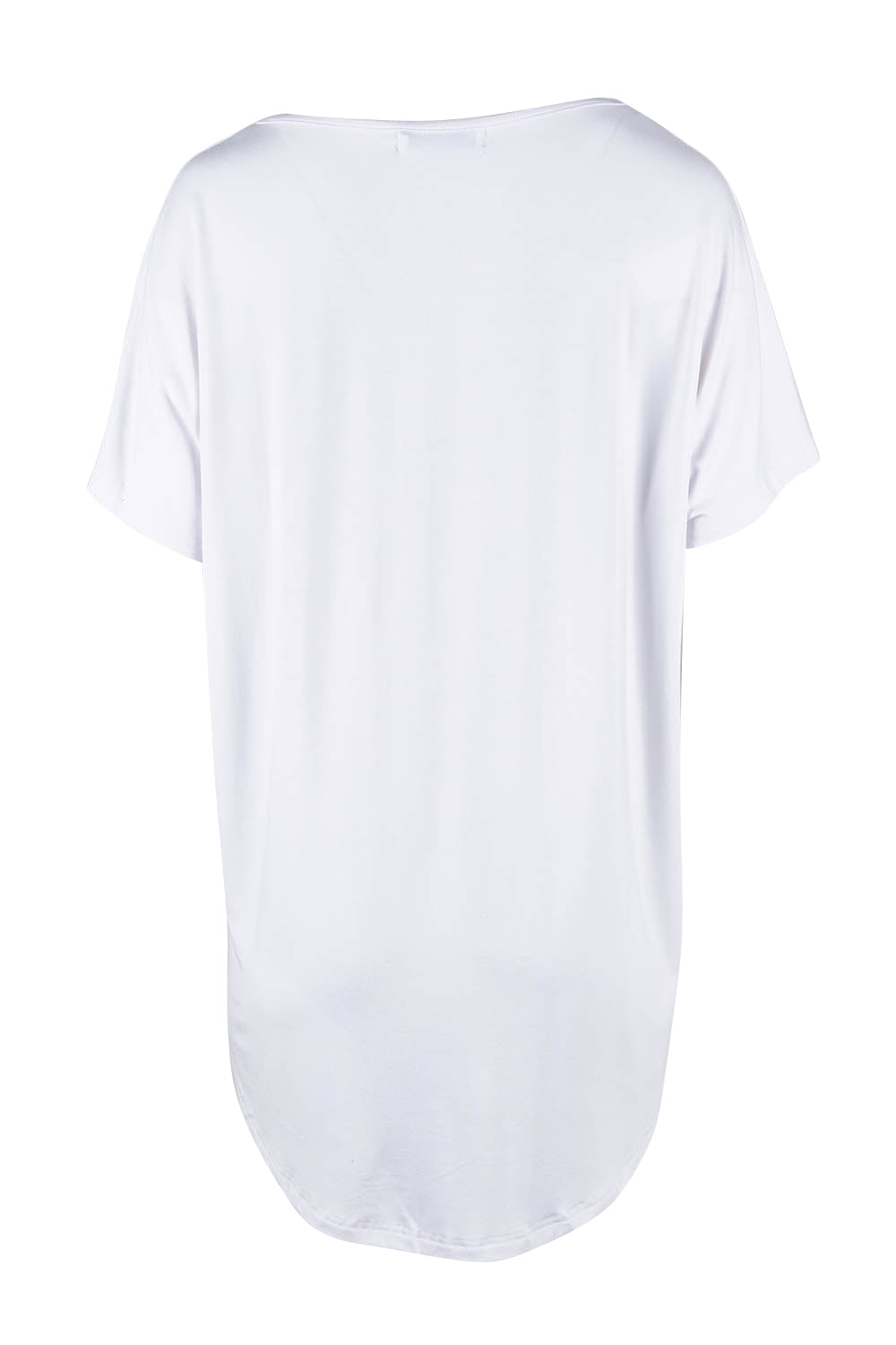 Product shot of the Destiny Top in colour White (White), from the back