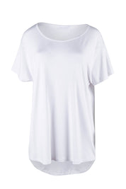 Product shot of the Destiny Top in colour White (White), from the front