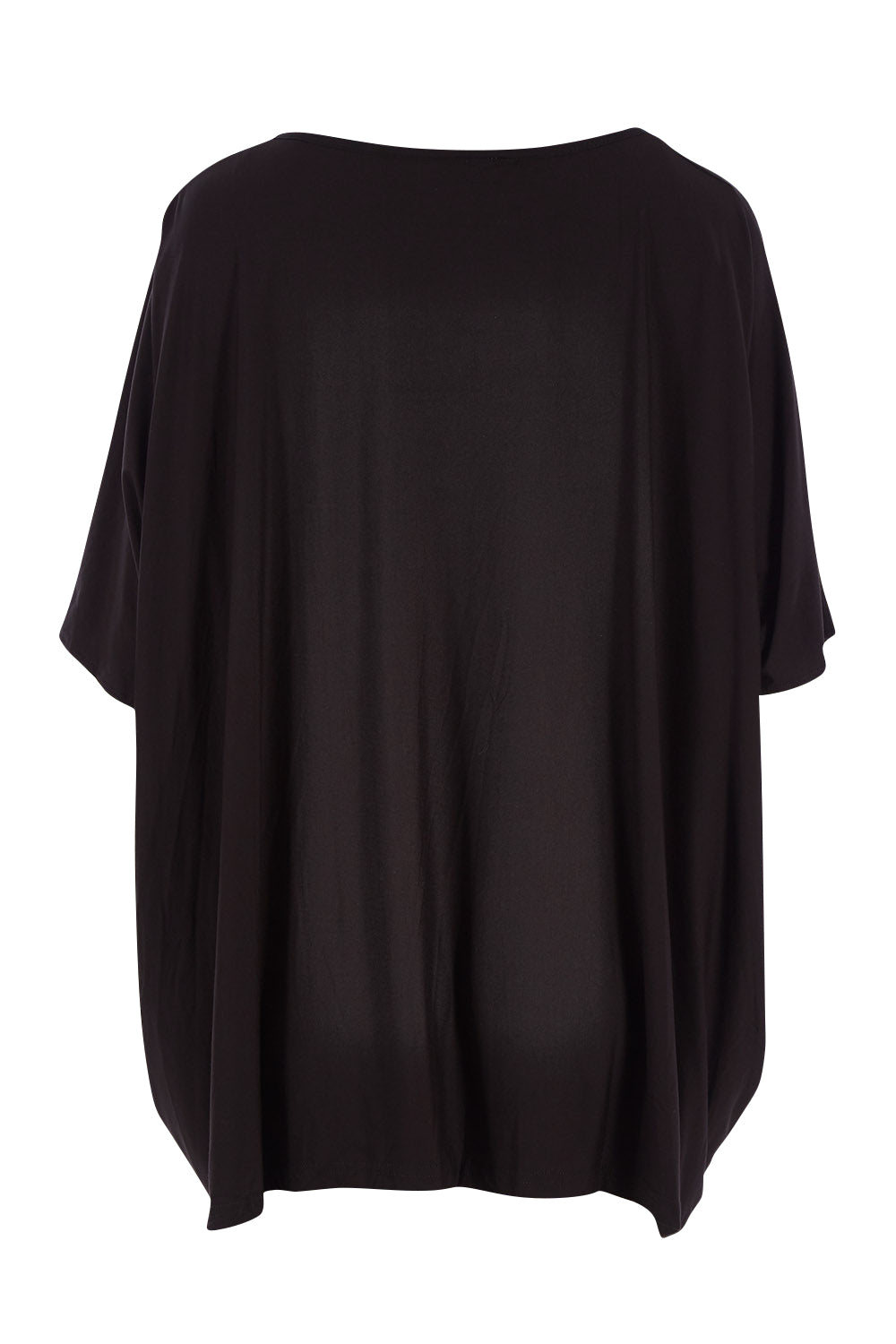 Product shot of the Nice Top in colour Black (Black), from the back