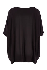 Product shot of the Nice Top in colour Black (Black), from the back