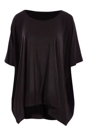 Product shot of the Nice Top in colour Black (Black), from the front
