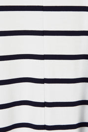 Product shot of the Nice Top in colour Stripe (White), detail