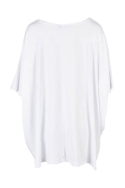 Product shot of the Nice Top in colour White (White), from the back