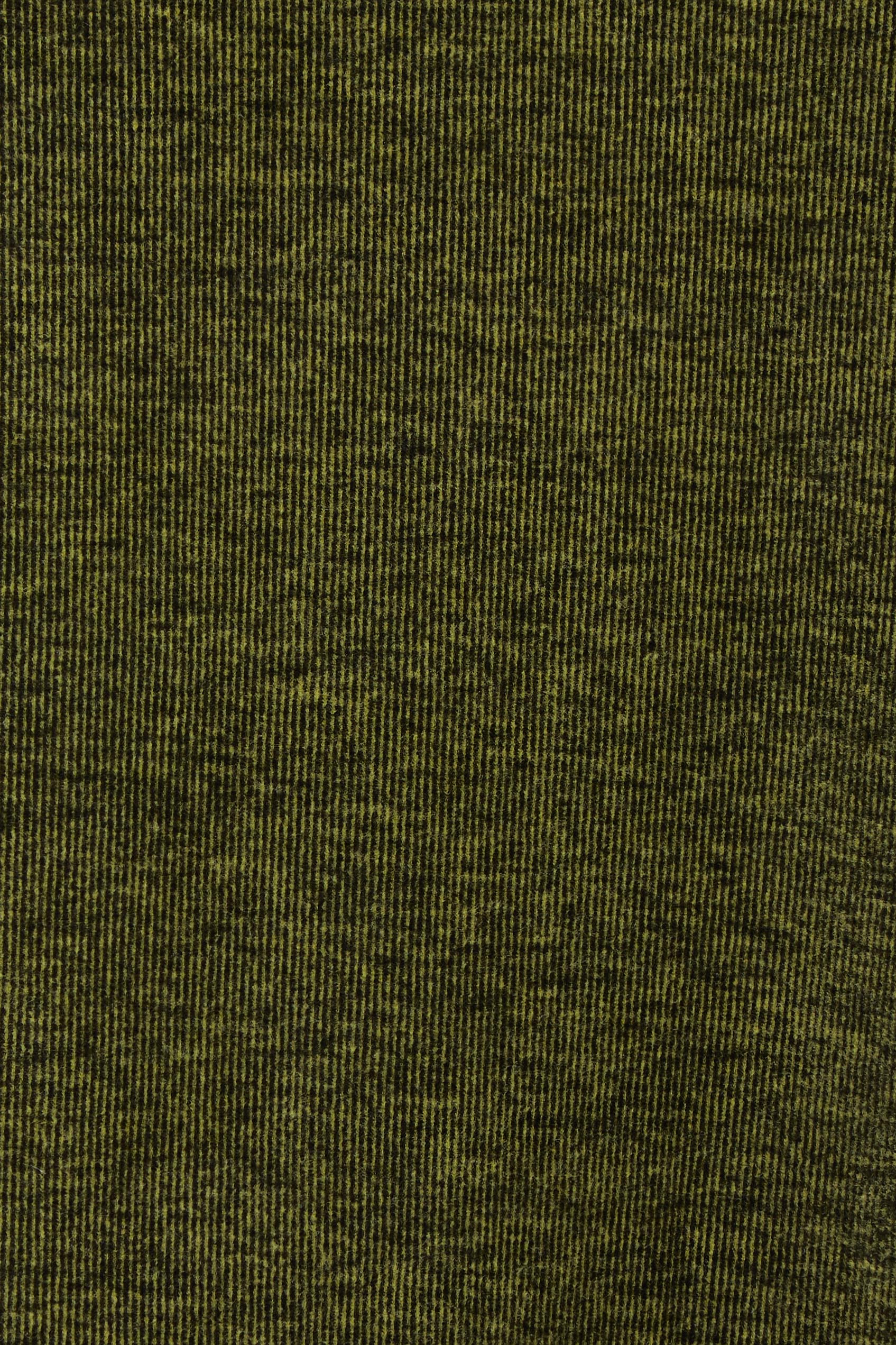 Product shot of the Pennie Long Sleeve Top in colour Fern (Green), detail