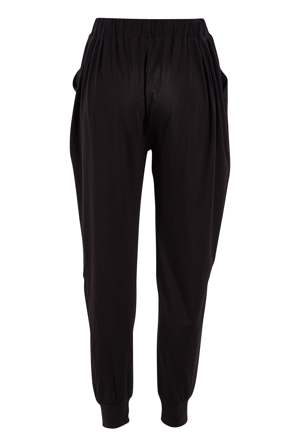 Product shot of the Everyday Pant in colour Black (Black), from the back