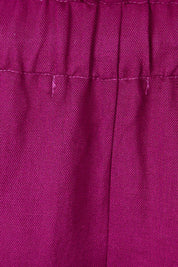 Product shot of the Olivia Pant in colour Deepplum (Pink), detail