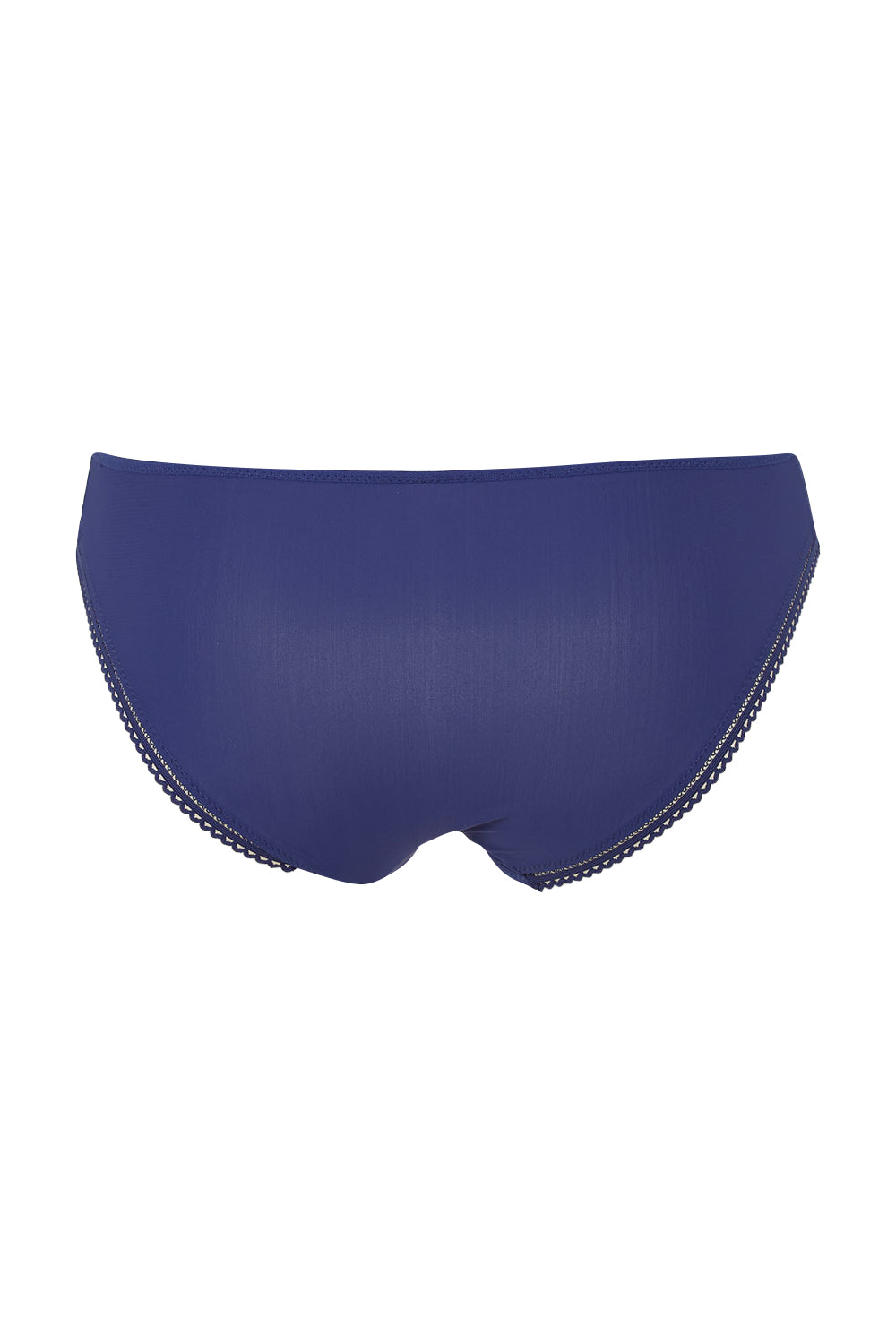 Product shot of the Marta Shorty Brief in colour Danubeblue (Blue), from the back
