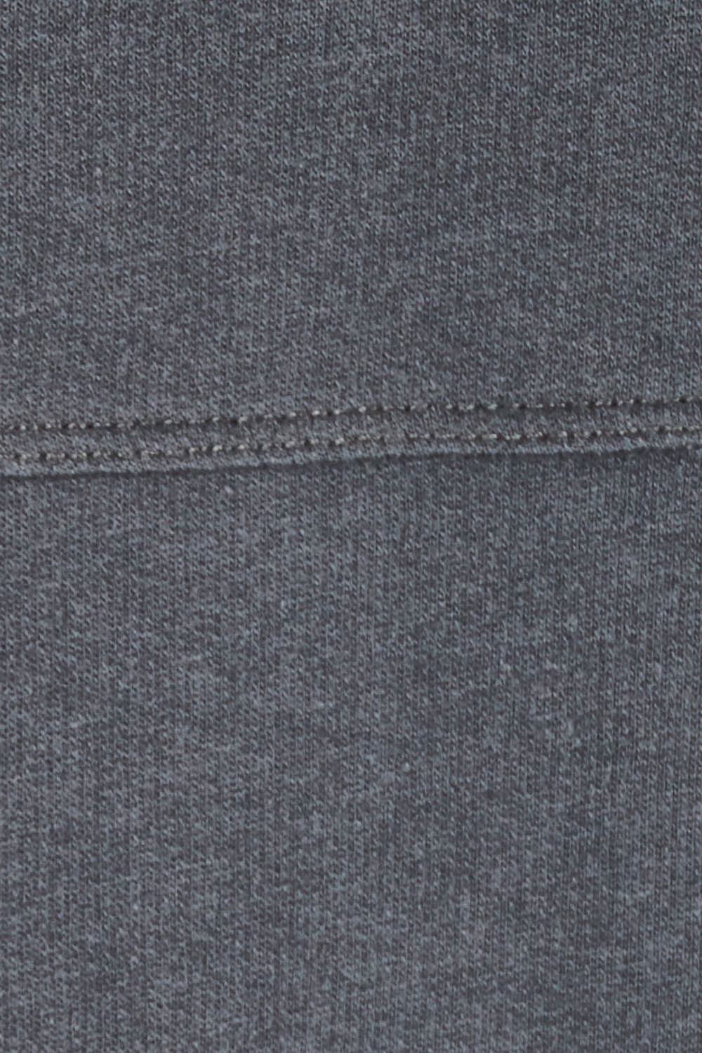 Product shot of the Lucy French Terry Sweat in colour Gunmetal (Grey), detail