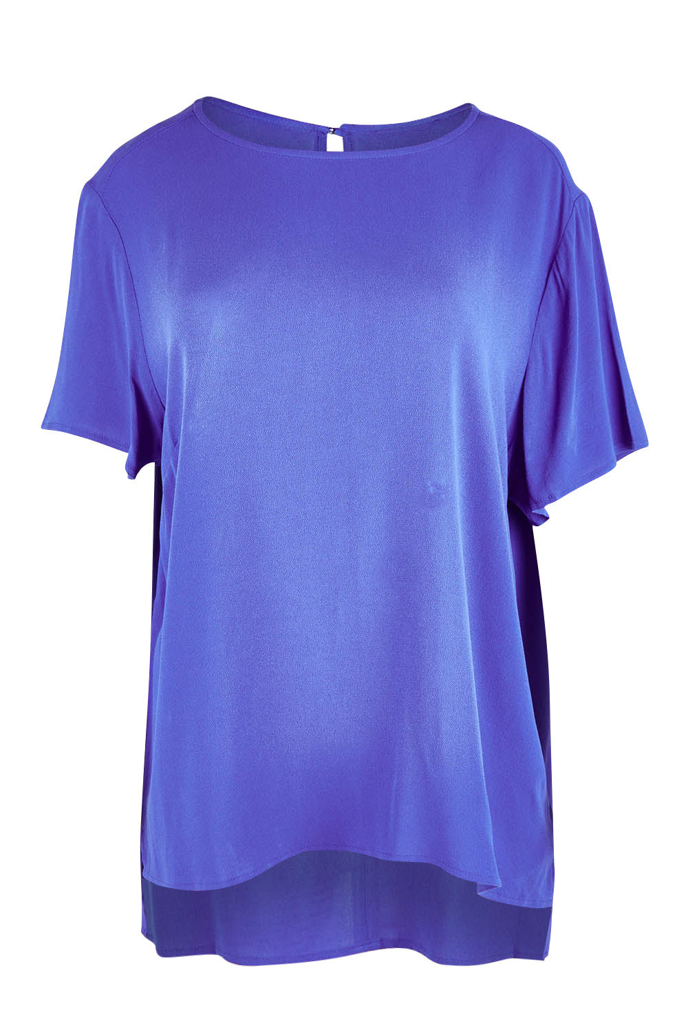 Product shot of the Sangria Top in colour Decoblue (Blue), from the front