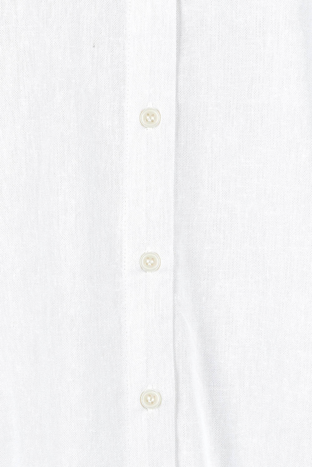 Product shot of the Flynn Linen Blend Shirt in colour White (White), detail