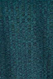 Product shot of The Textured Knit Lined Dress in colour Petrol (Blue), detail