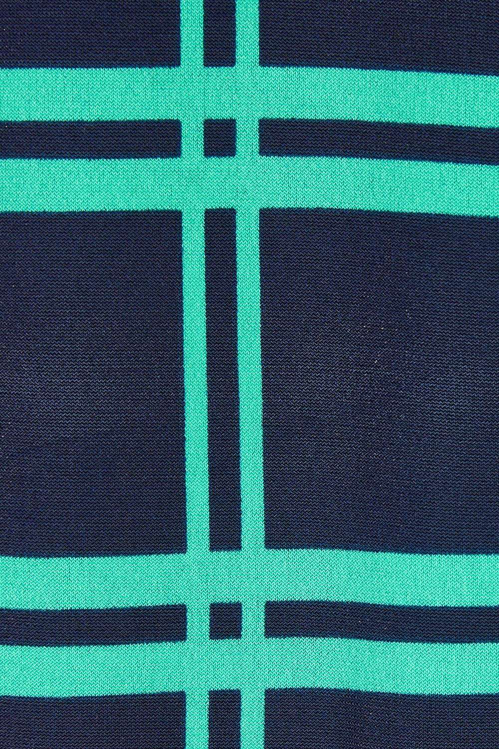Product shot of The Keepers Check Sun Dress in colour Navycheck (Blue), detail