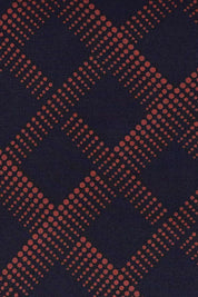 Product shot of The Keepers Printed Long Top in colour Multiprint (Blue), detail