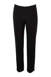 Product shot of The Contour Full Length Pant in colour Black (Black), from the front