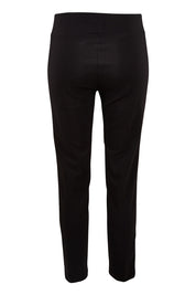 Product shot of The Stretch Career Pull On Pant in colour Black (Black), from the back