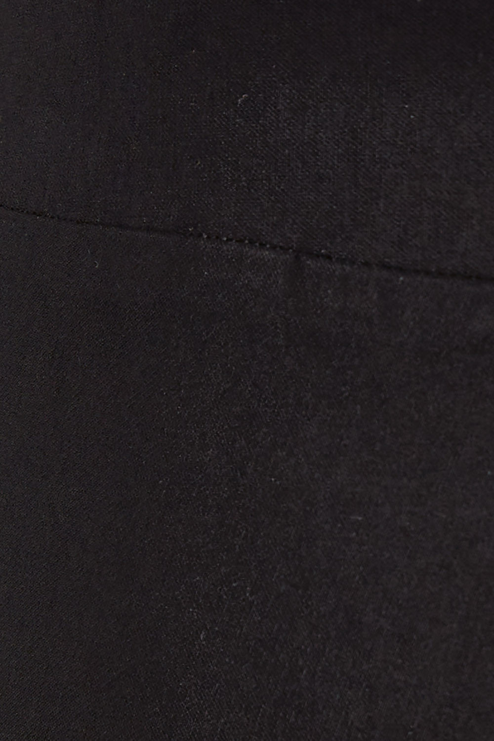 Product shot of The Stretch Career Pull On Pant in colour Black (Black), detail