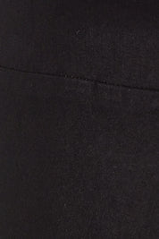 Product shot of The Stretch Career Pull On Pant in colour Black (Black), detail