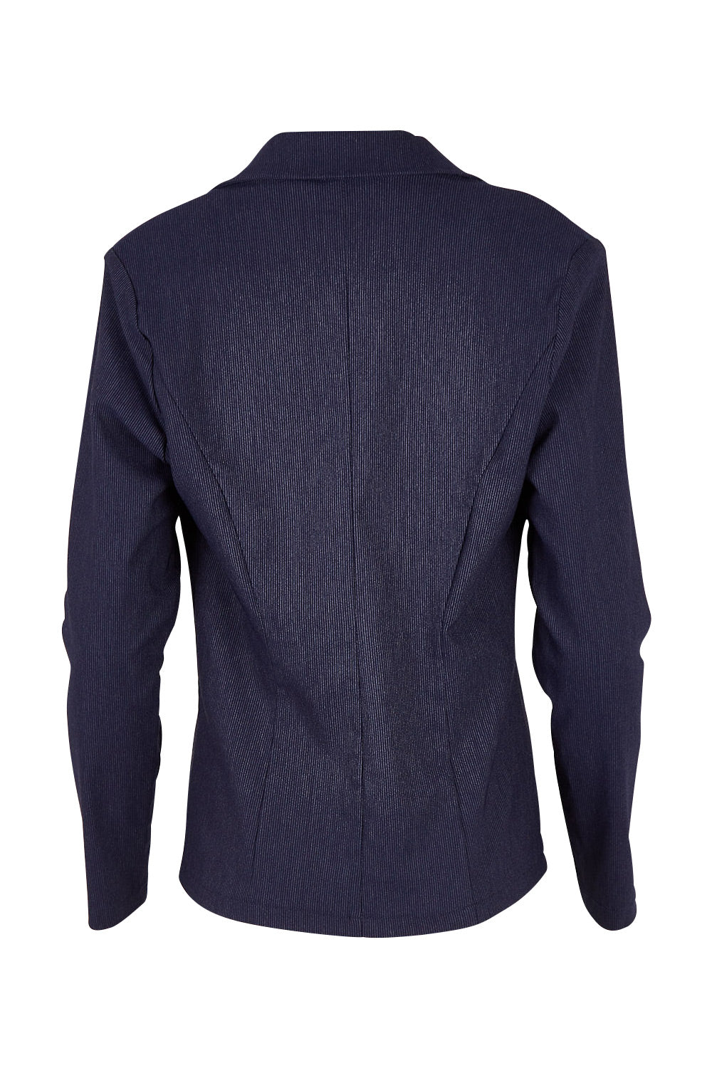 Product shot of The Stretch Classic Blazer in colour Navy (Blue), from the back