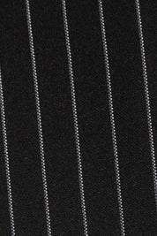 Product shot of The Stripe Ponte Pocket Dress in colour Stripe (Black), detail