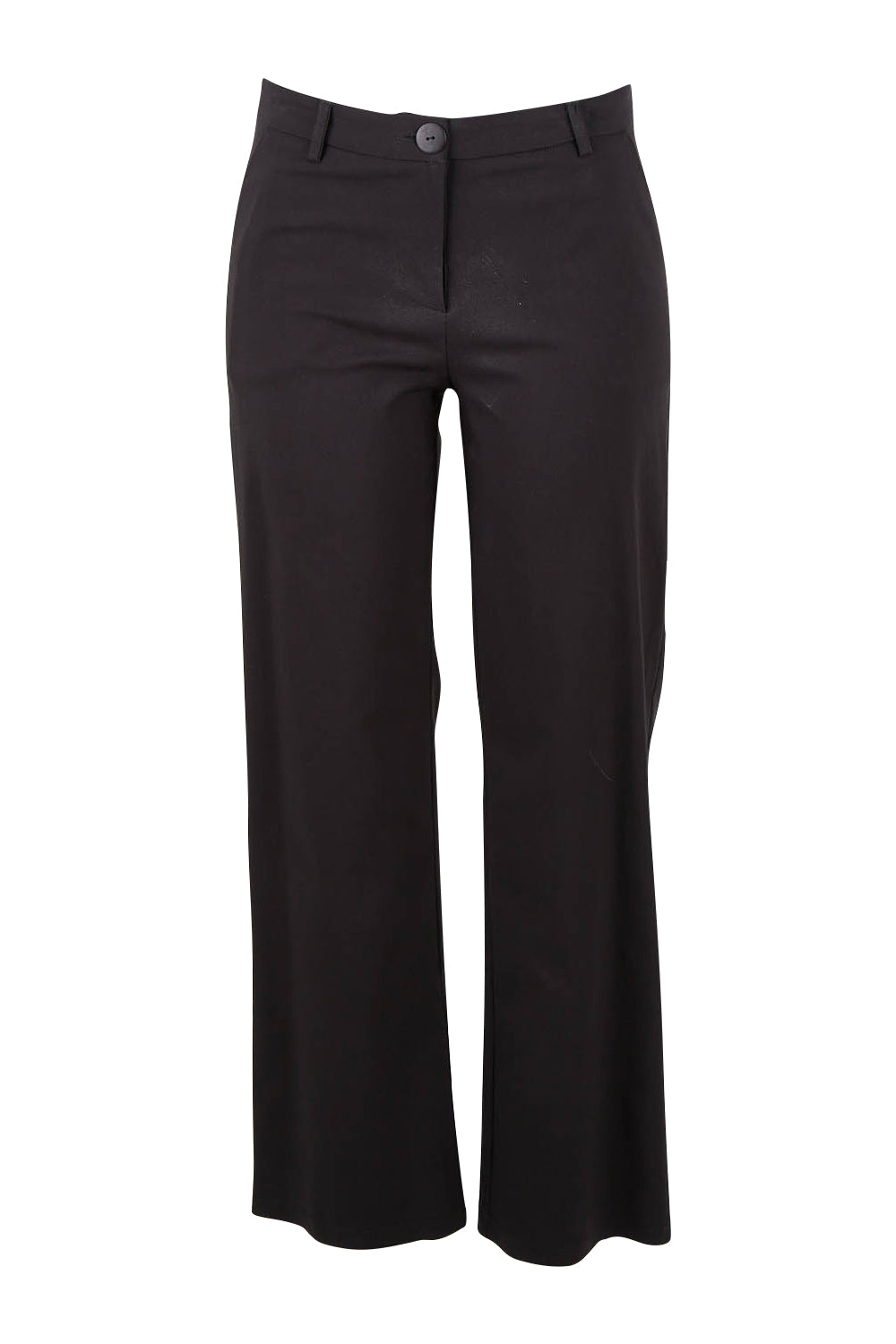 Product shot of The Classic Tailored Stretch Pant in colour Black (Black), from the front