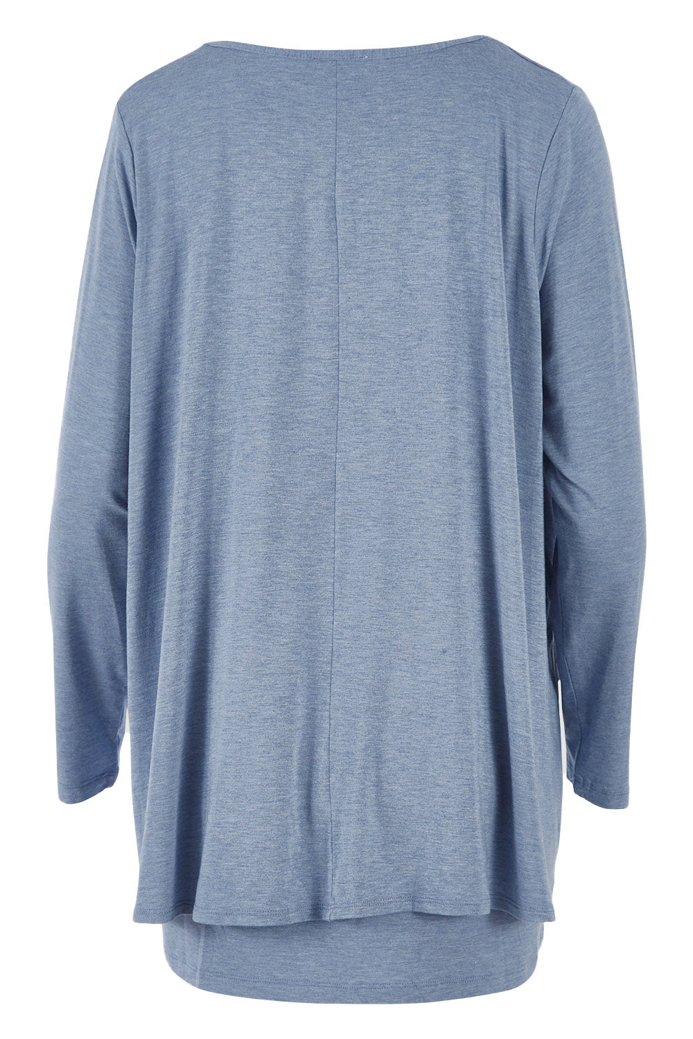 Preloved Belle V Neck Forgiver Tunic - Blue Marle