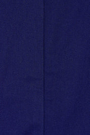 Product shot of the Belle A Line Cotton Sateen Dress in colour Sapphire (Blue), detail