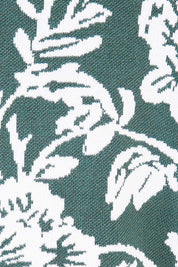 Product shot of the My Hearts In The Garden Cardi in colour Foliage (Green), detail