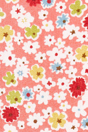Product shot of the Its All In The Sleeve Cotton Blouse in colour Peach (Pink), detail
