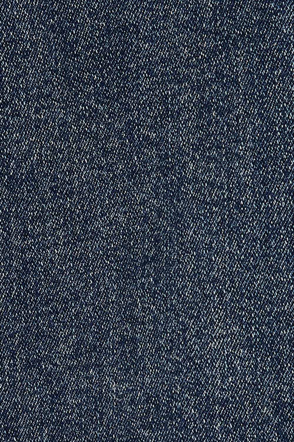 Product shot of the Fine and Dandy Denim Vest in colour Darkdenim (Blue), detail
