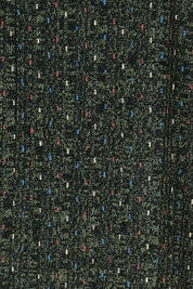 Product shot of the Into The Forest Cardi in colour Forest (Green), detail