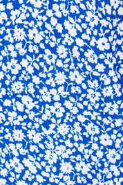 Product shot of the Nothing But Blue Skies Skirt in colour Bluefleur (Blue), detail