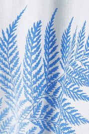 Product shot of the Fern Fair Cotton Blouse in colour Bluefern (Blue), detail