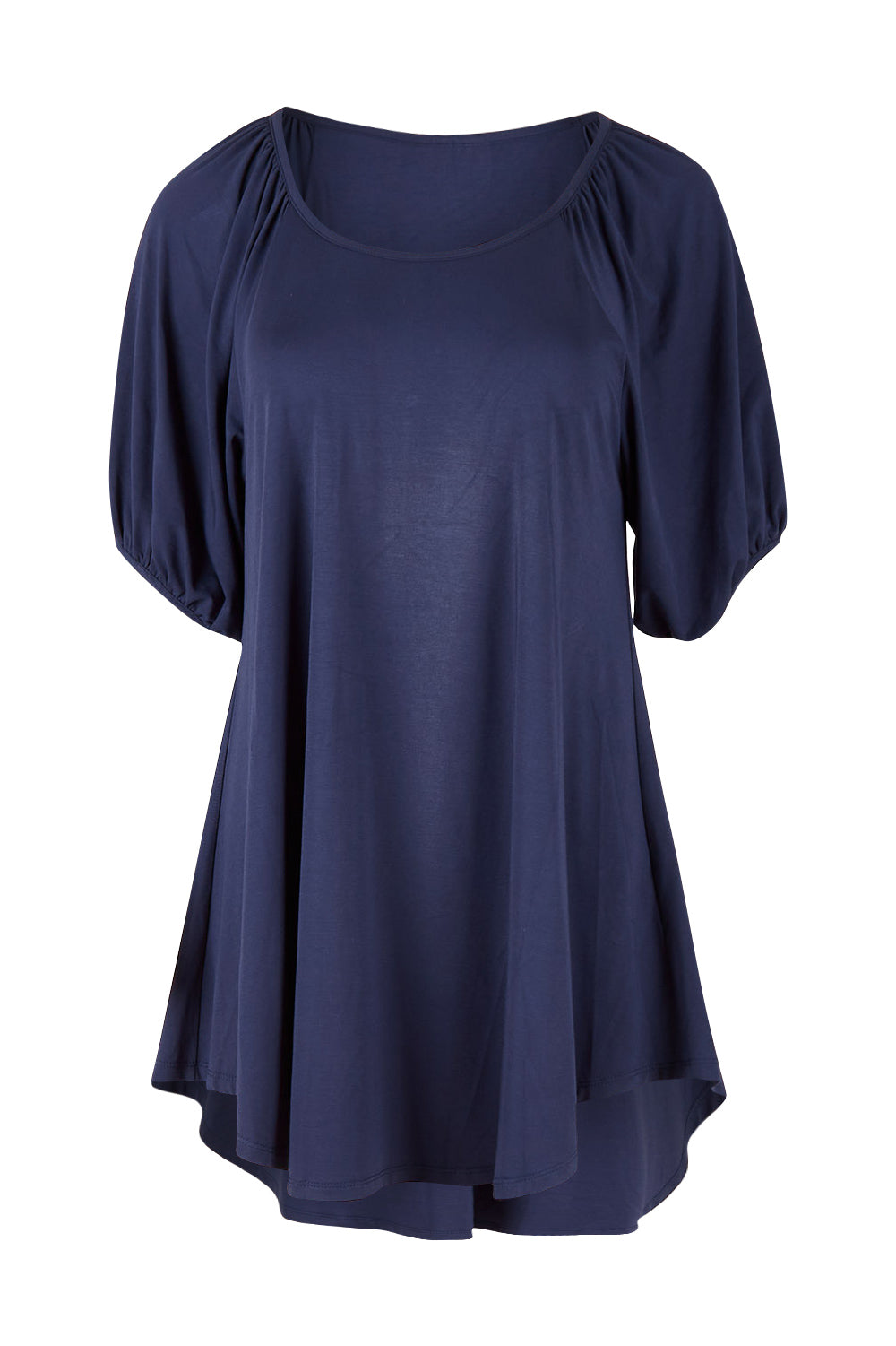 Product shot of the Sweet Melody Bamboo Tee in colour Navy (Blue), from the front