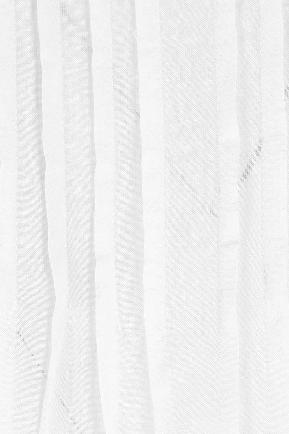 Product shot of the Ruffled Feathers Blouse in colour White (White), detail