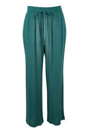 Product shot of the Brunch Lunch And Dinner Pants in colour Sage (Green), from the front