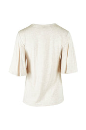 Product shot of the Flutter By Tee in colour Natural, from the back